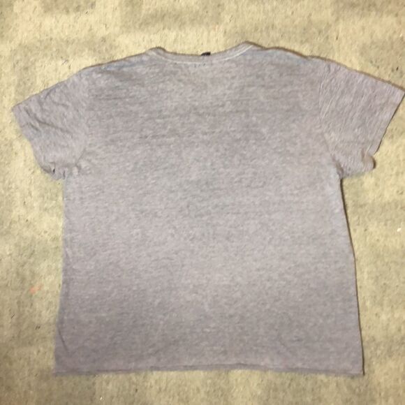 Distressed Vintage Polo Ralph Lauren heather grey T-Shirt | XL - Picture 5 of 10